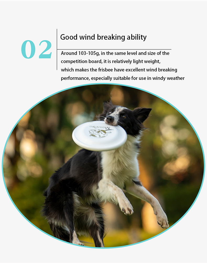 Standard Frisbee 235 Frisbee Dog Training Disc 240 Professional Competition Disc Side Herding Pet Supplies