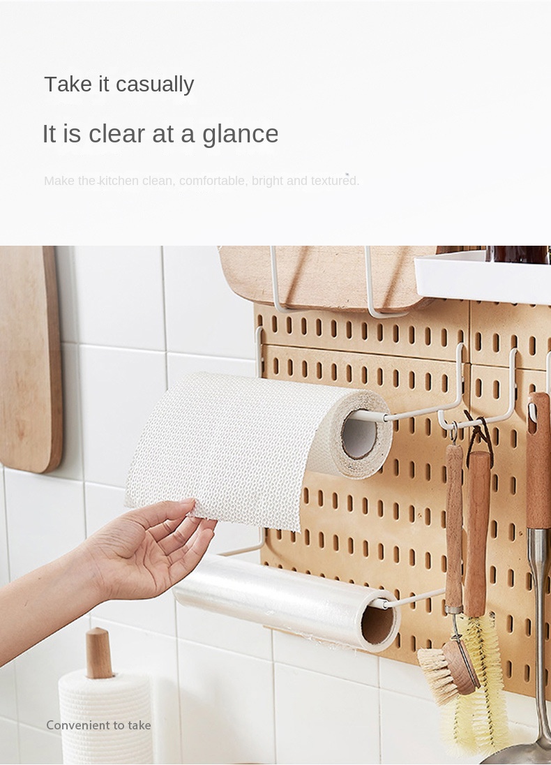 Perforated household hole board bathroom finishing rack display hole board free storage rack bedroom kitchen rack