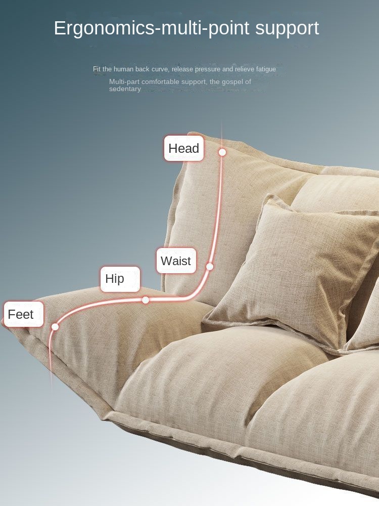 Lazy sofa tatami folding double small apartment net red style bedroom single simple floor sofa bed dual-use