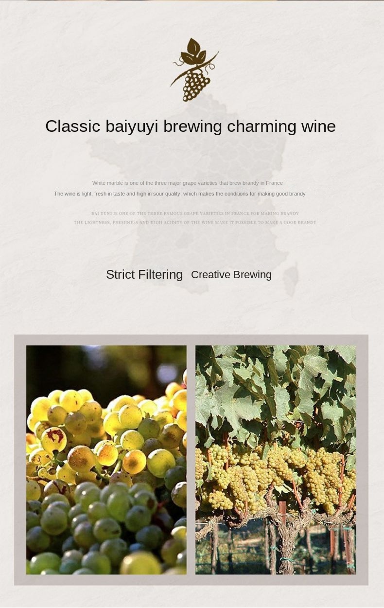 Customized French foreign wine gift good original liquid high spirits 40 degrees Lanxuan XO brandy bartending 700ml