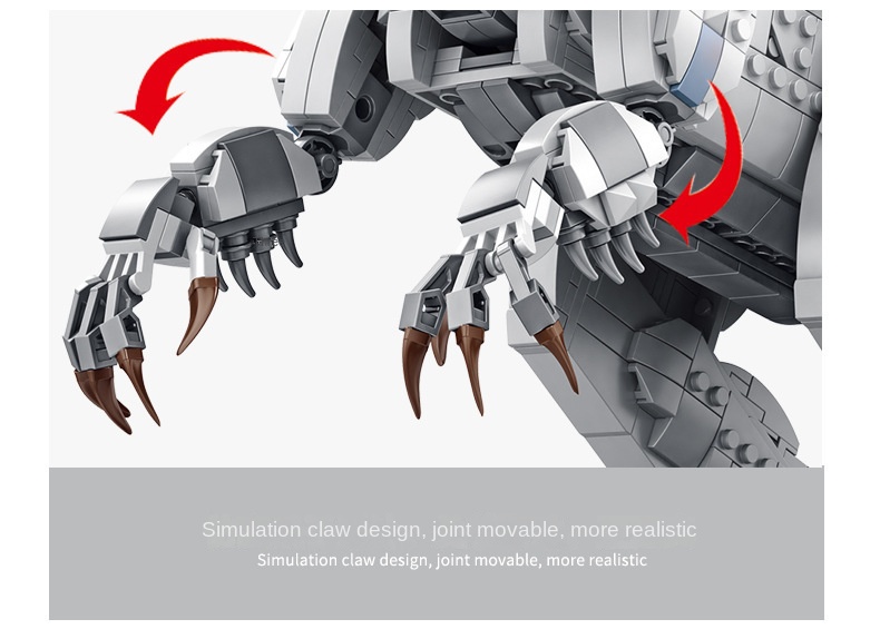 Large Dinosaur Tyrannosaurus Rex Compatible with Lego Building Blocks Assembling Toys Puzzle Boys Difficult Children’s Gifts