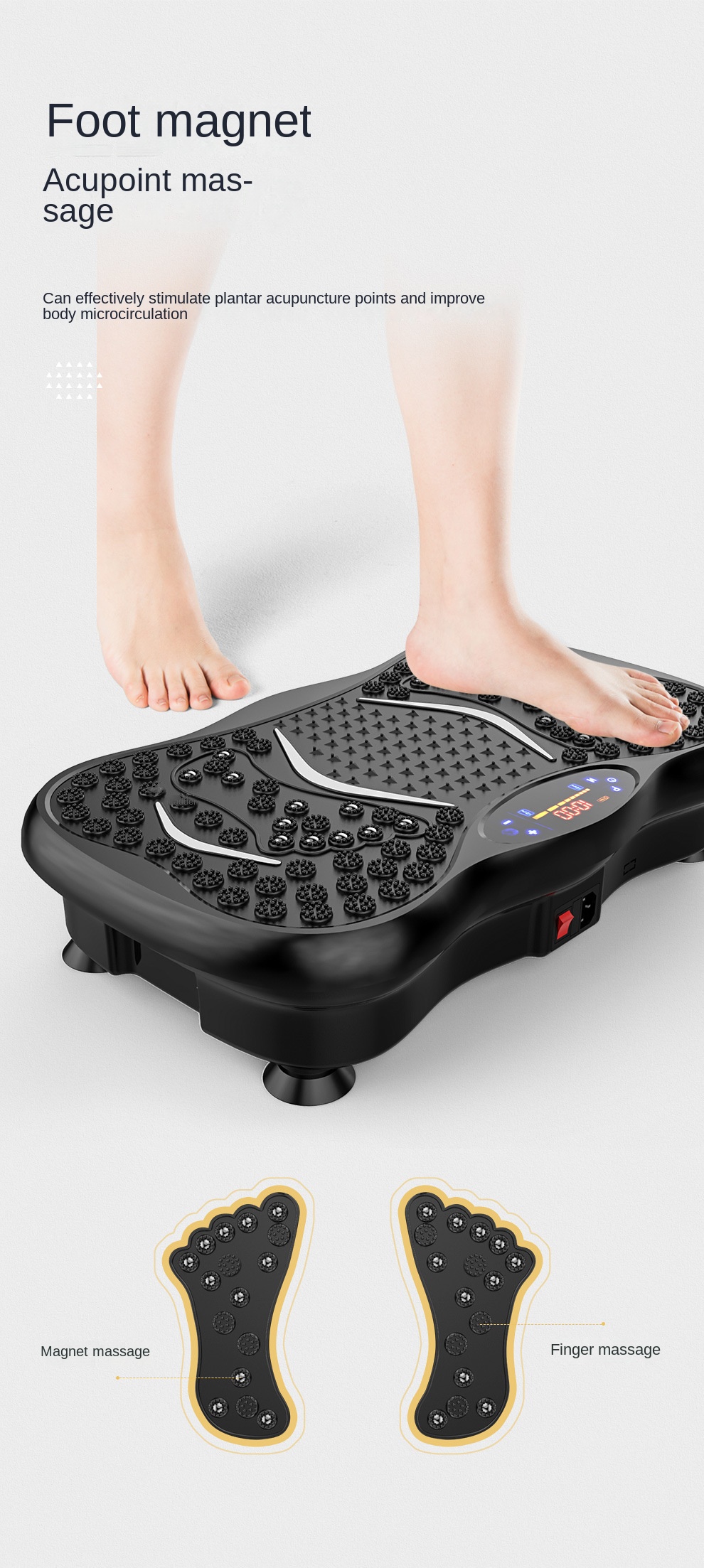 Lazy fat rejection machine vertical rhythm shaking machine factory vibration platform body shaping machine home sports fitness equipment