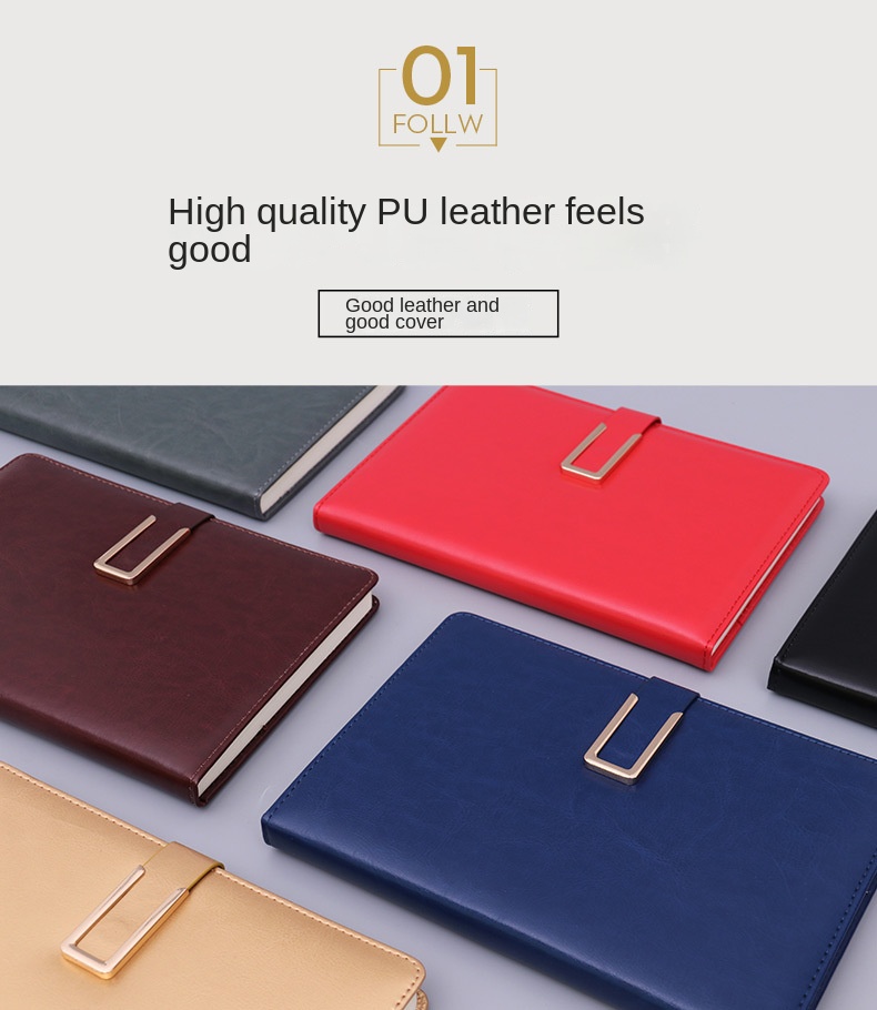 High-end business notebook with logo creative a5 notepad set office culture and education book diary wholesale
