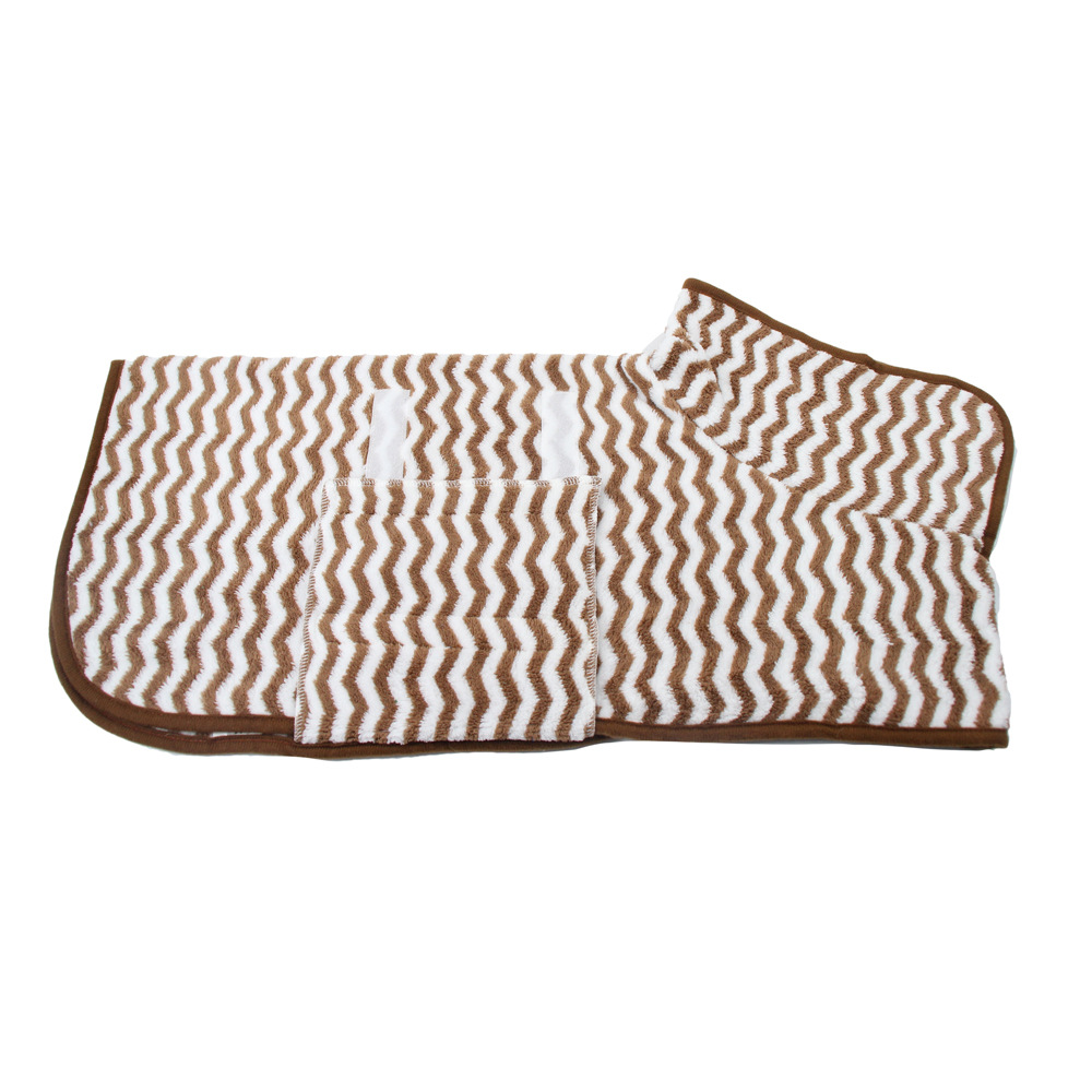 Absorbent Pet Bathrobe Bath Towel Quick-drying Microfiber Dog Cat Cross-border Pet Supplies