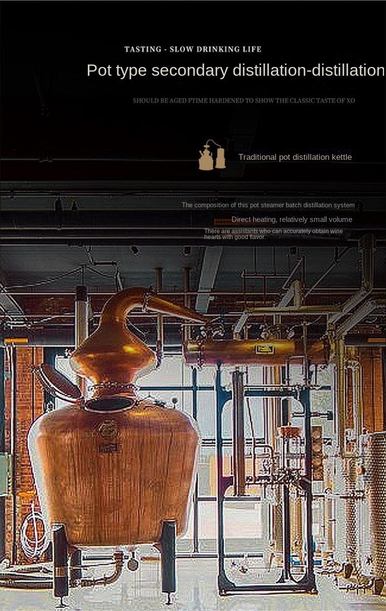 Customized French foreign wine gift good original liquid high spirits 40 degrees Lanxuan XO brandy bartending 700ml