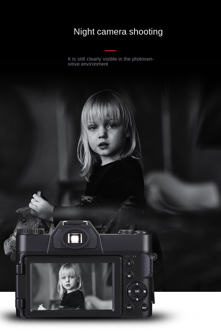 New 4K high-definition 48 million-pixel entry-level micro-single digital camera home travel with WIFI camera