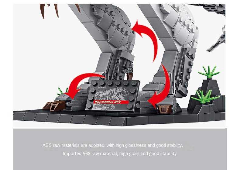 Large Dinosaur Tyrannosaurus Rex Compatible with Lego Building Blocks Assembling Toys Puzzle Boys Difficult Children’s Gifts