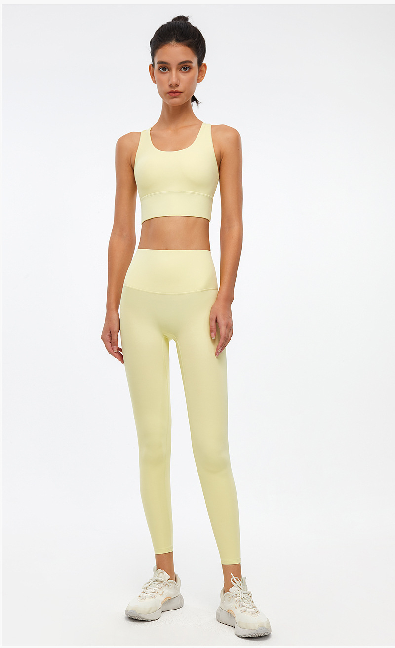 Yoga suit women gathered shape fitness sports underwear breathable bottoming yoga pants women’s high waist hip-lifting outer wear