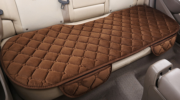 Car supplies new anti-running free tie warm car cushion three-piece set car supplies car cushion three-piece set seat cushion