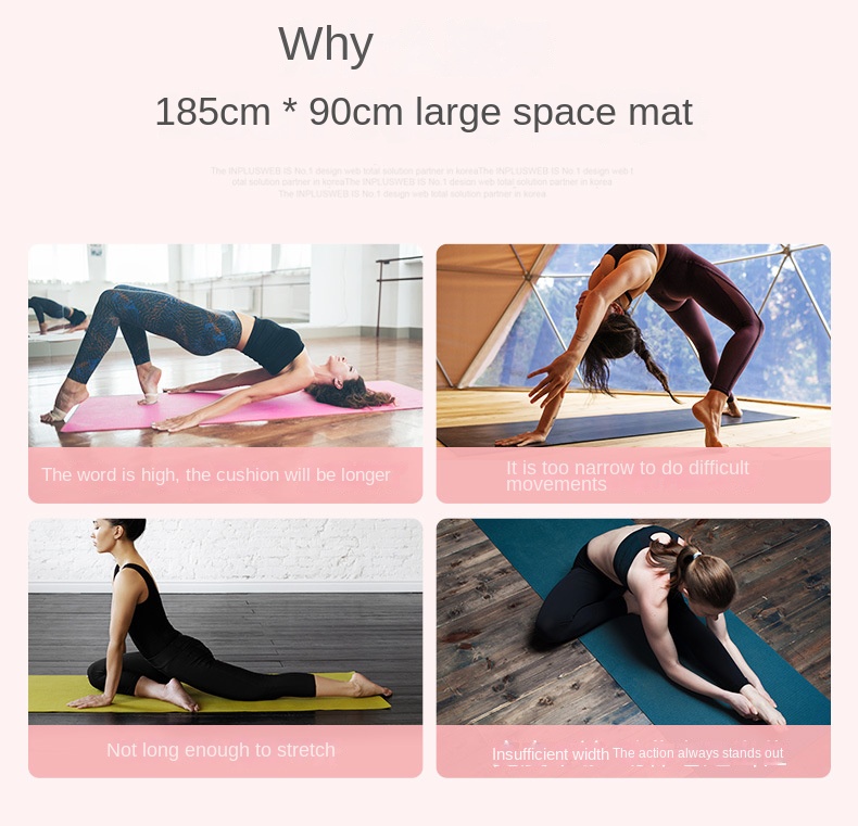 Yoga mat women’s gymnastics mat sleeping mat sports dancing mat men’s fitness mat non-slip thickened yoga mat factory wholesale