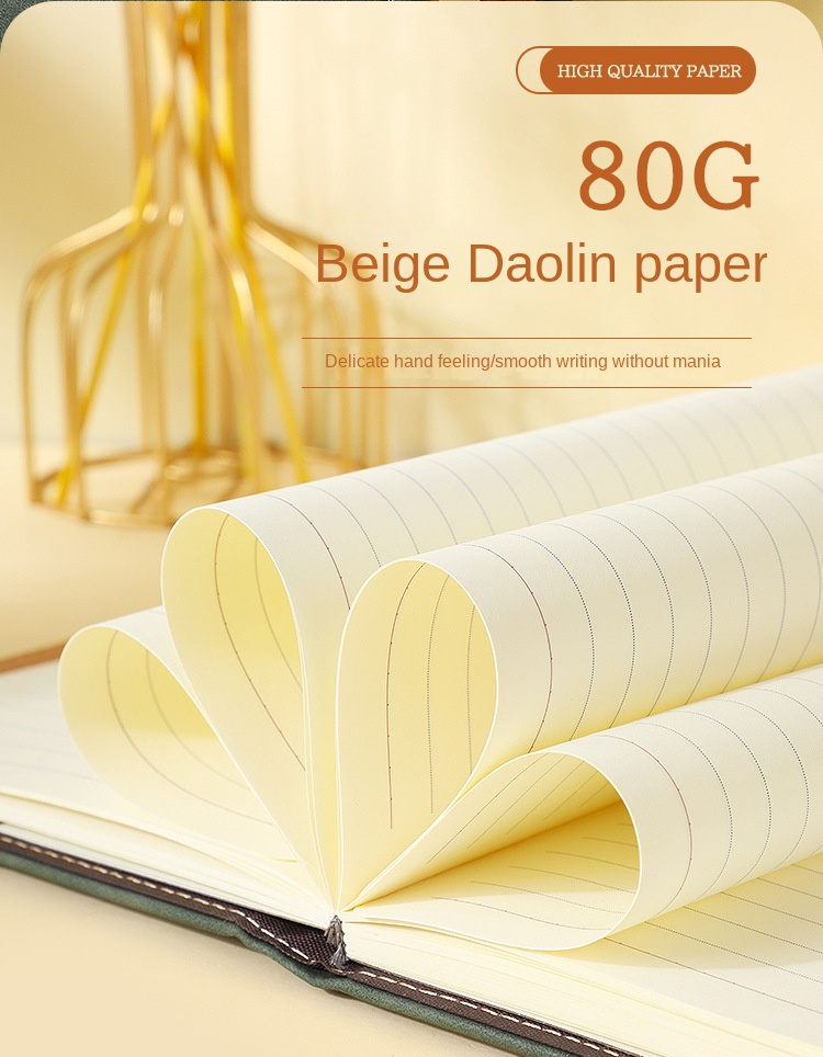 Book high-value business office A5 notebook custom logo hand book soft leather B5 wholesale notepad