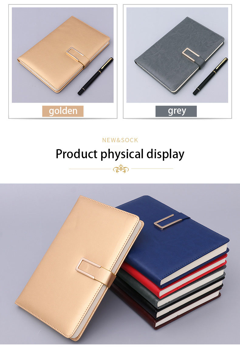 High-end business notebook with logo creative a5 notepad set office culture and education book diary wholesale