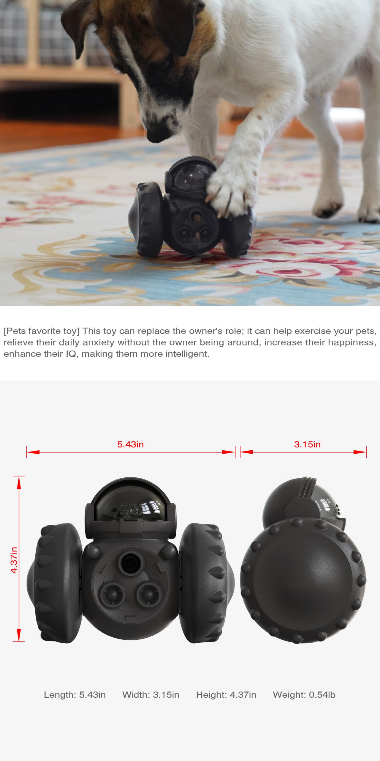 Pet Products Factory Home Wholesale Company New Explosion Model Amazon Slow Leakage Eater Dog Toy Cat Balance Scooter