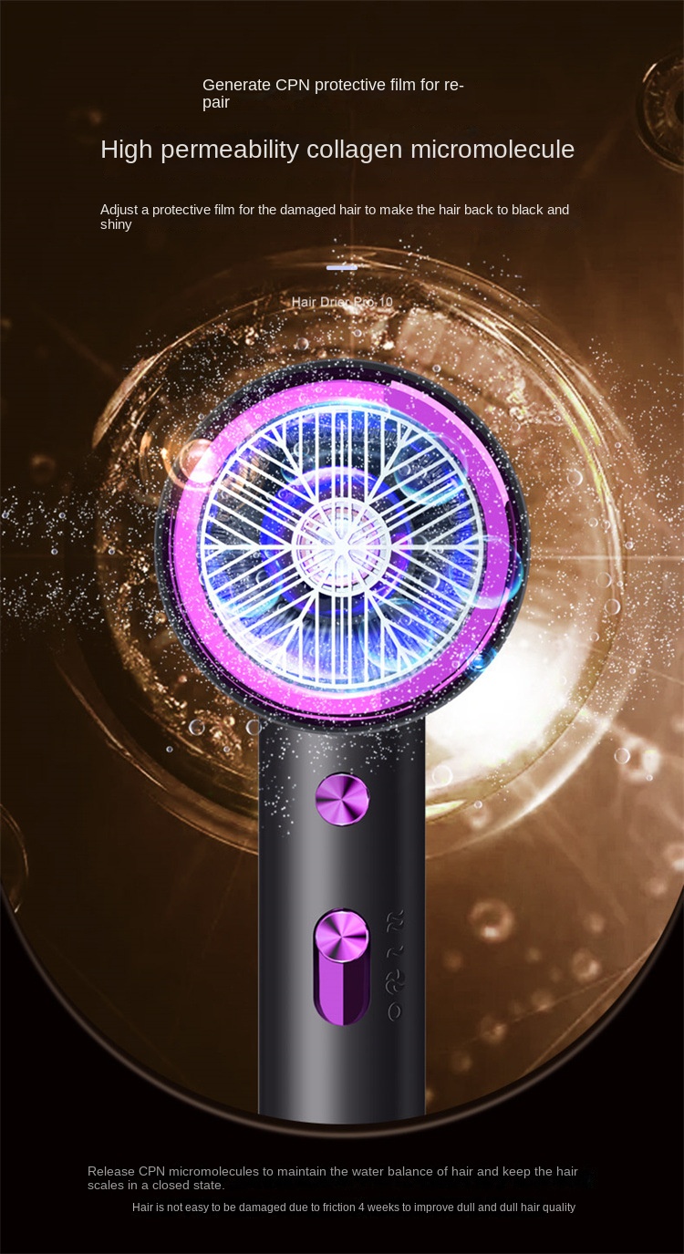 New hair dryer home hair salon high power hot and cold hair care hair dryer foreign trade gift hair dryer factory on behalf of