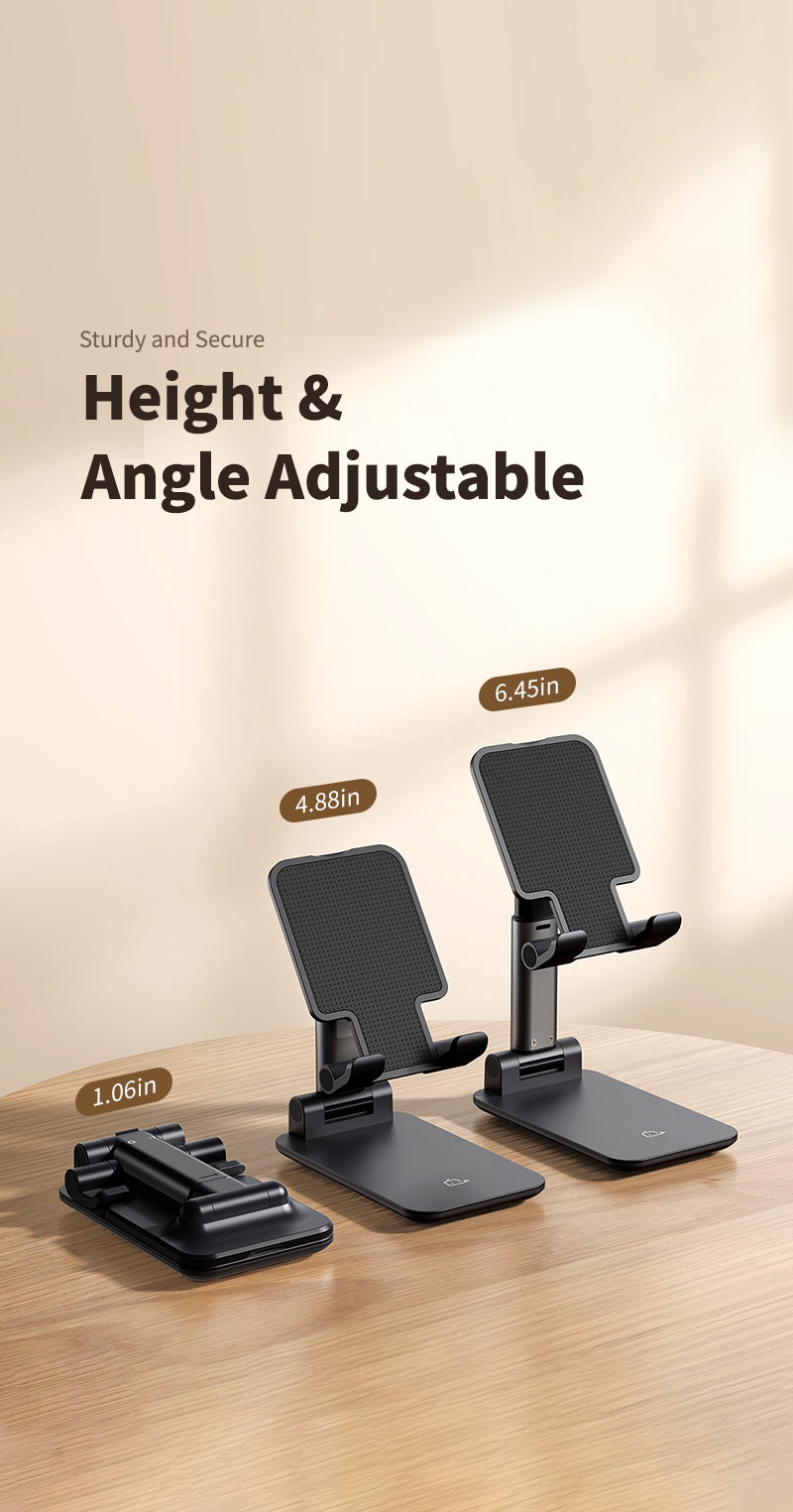Adjustable Tablet Stand Aluminum Portable Aluminum Alloy Tablet Live Phone Stand Foldable Tablet Phone Tablet Stand