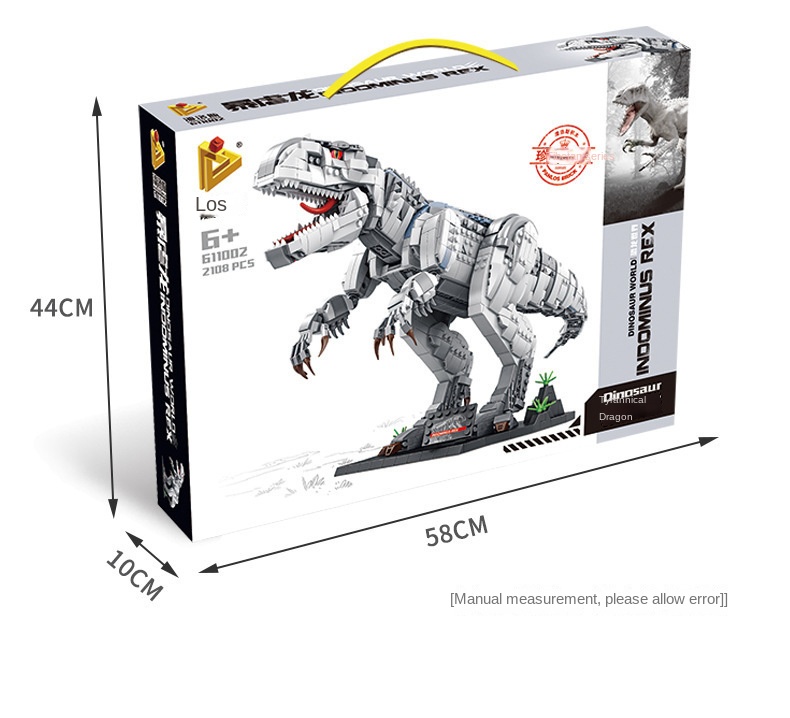 Large Dinosaur Tyrannosaurus Rex Compatible with Lego Building Blocks Assembling Toys Puzzle Boys Difficult Children’s Gifts