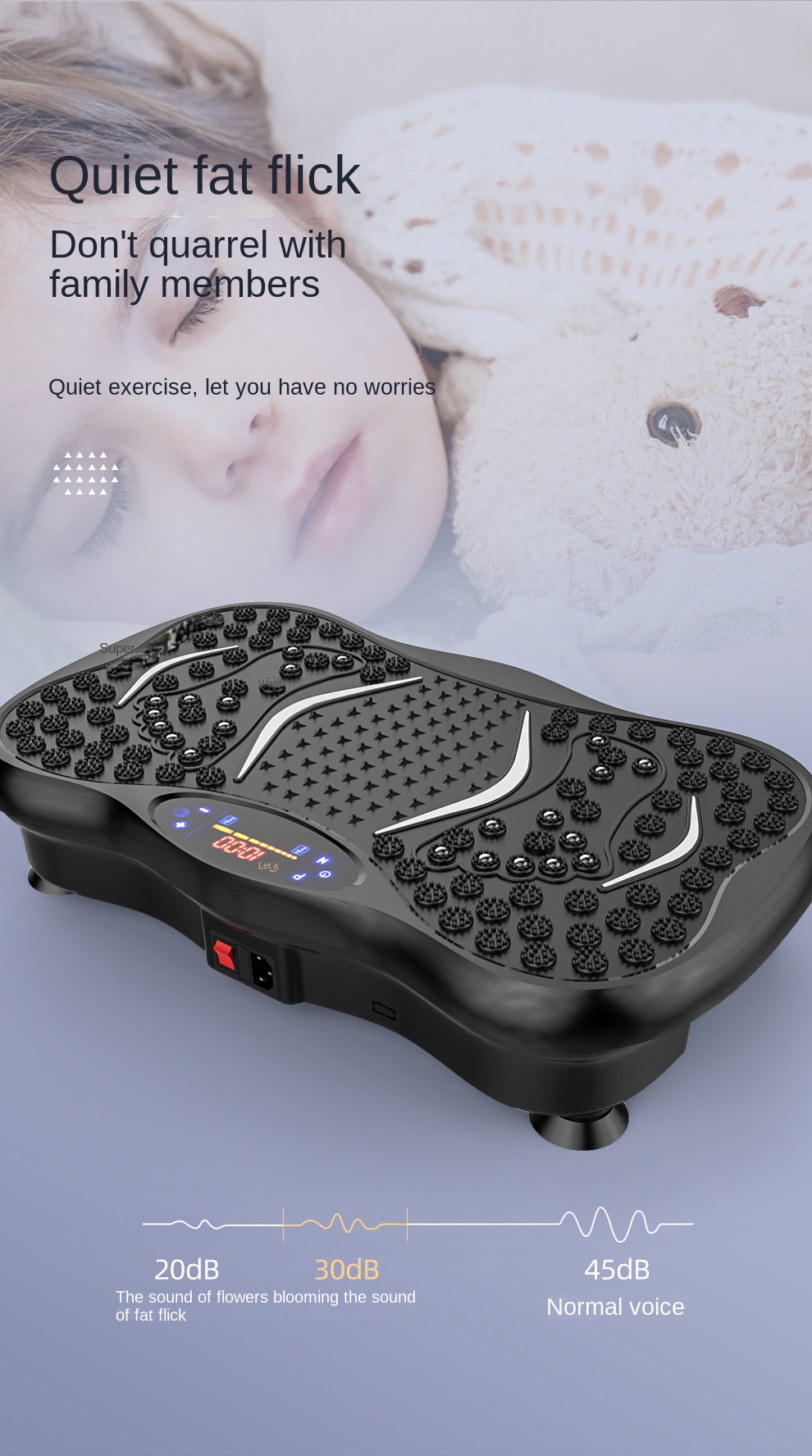 Lazy fat rejection machine vertical rhythm shaking machine factory vibration platform body shaping machine home sports fitness equipment