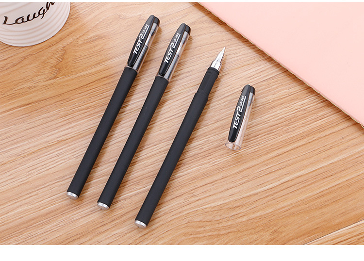 Scrub Bullet Office Carbon 0.5mm Gel Pen Signature Pen Student Office Culture and Education Wholesale