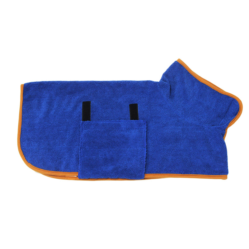 Absorbent Pet Bathrobe Bath Towel Quick-drying Microfiber Dog Cat Cross-border Pet Supplies