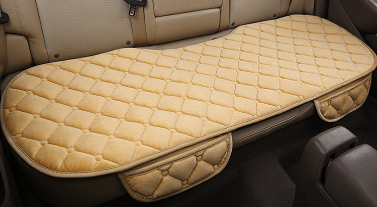 Car supplies new anti-running free tie warm car cushion three-piece set car supplies car cushion three-piece set seat cushion