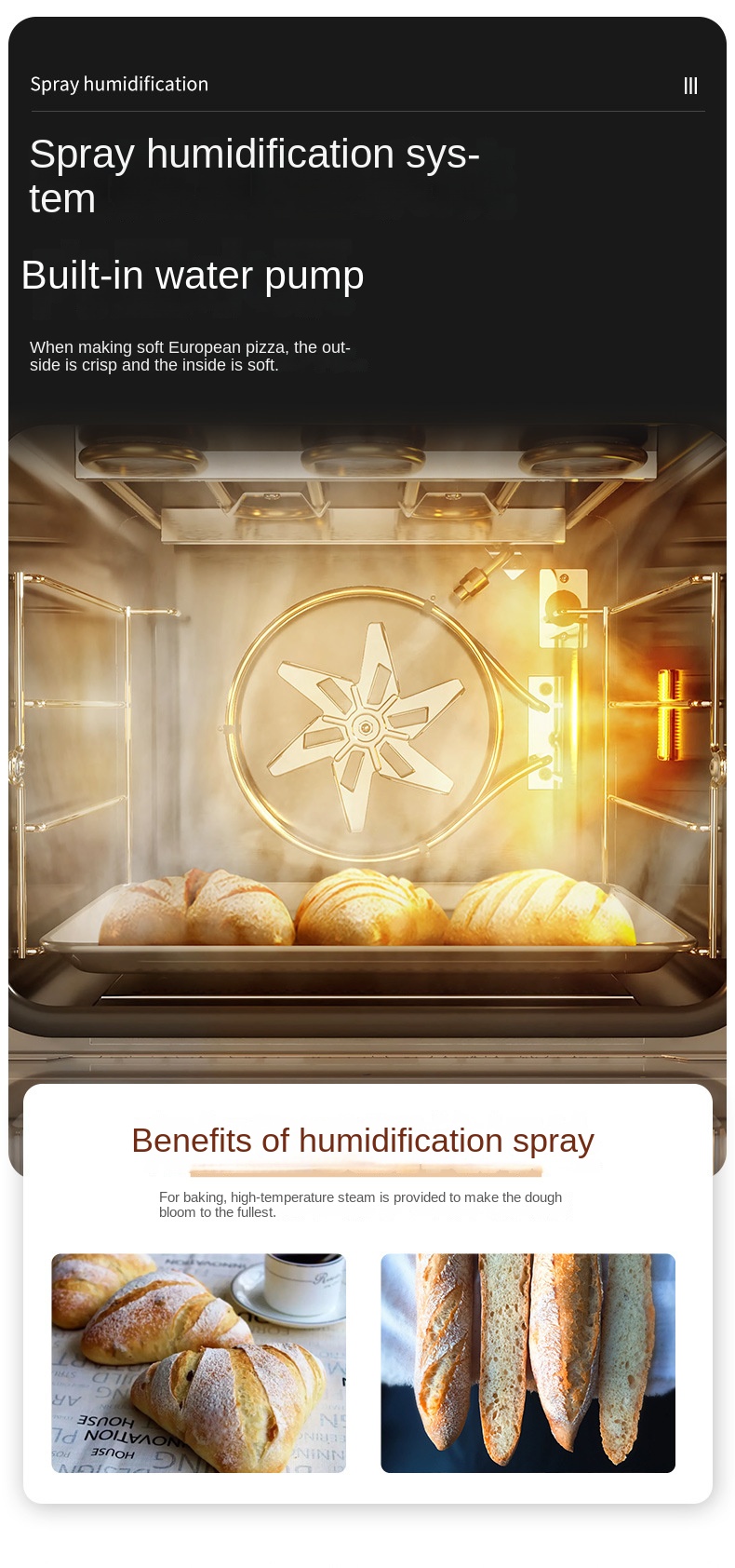 Household private room oven baking large-capacity commercial wind stove wind flat two-in-one electric oven