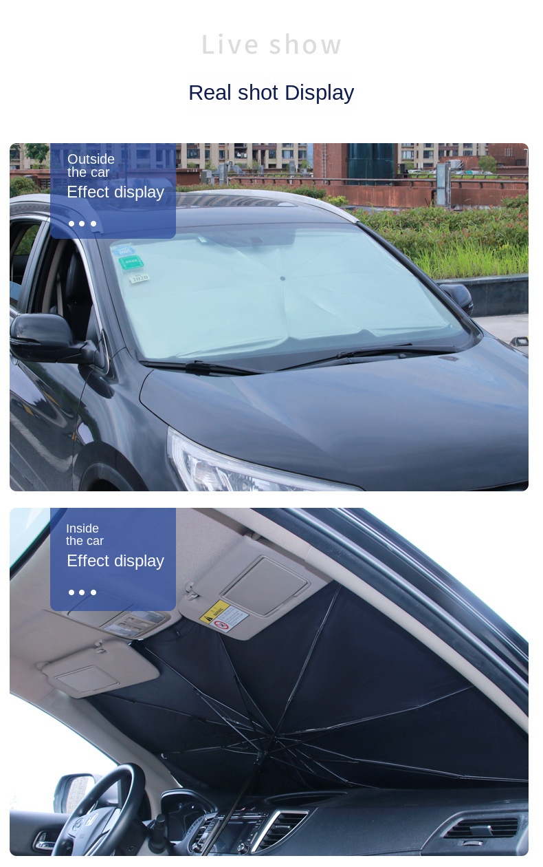 Car sunshade sunscreen heat insulation parasol car windshield sun visor car car sunshade