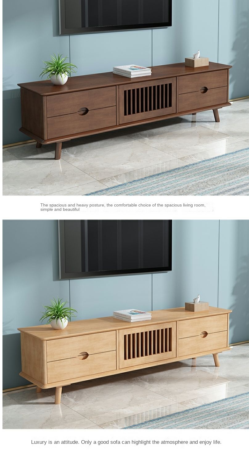 Nordic solid wood sofa small apartment new Chinese style lazy fabric comfortable modern minimalist living room furniture combination set