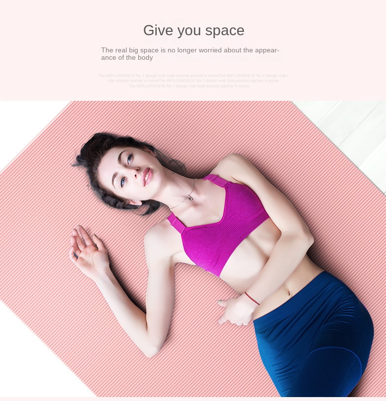 Yoga mat women’s gymnastics mat sleeping mat sports dancing mat men’s fitness mat non-slip thickened yoga mat factory wholesale