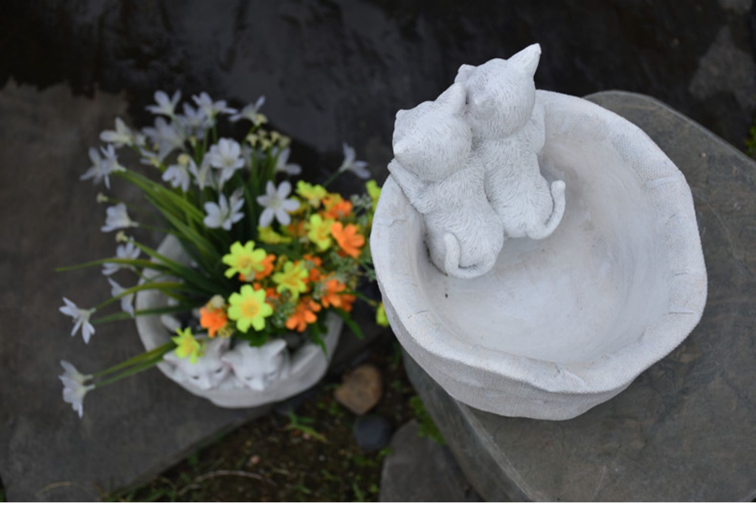 Top-floor balcony decoration flower pot turtle large landscaping lawn garden villa succulent American outdoor garden gardening