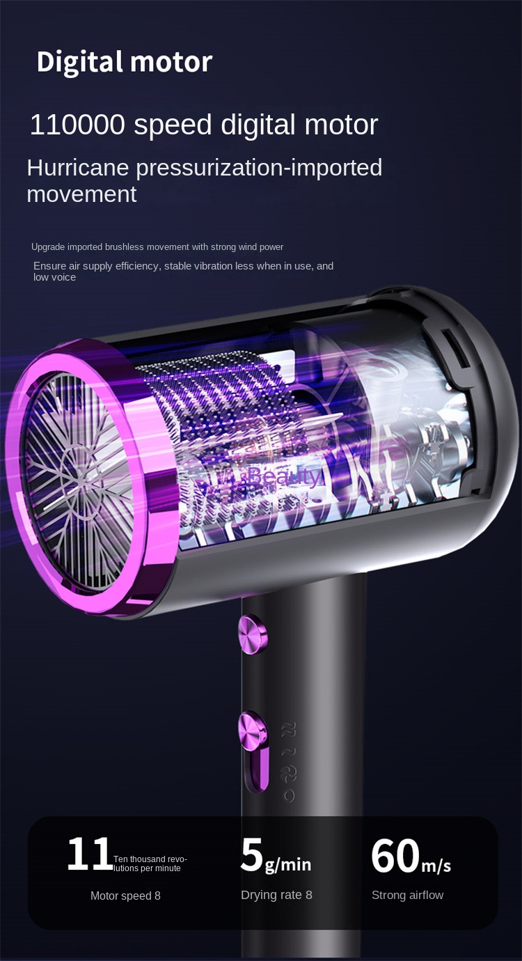 New hair dryer home hair salon high power hot and cold hair care hair dryer foreign trade gift hair dryer factory on behalf of