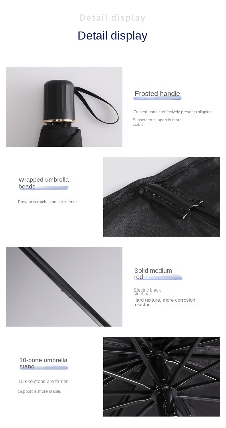 Car sunshade sunscreen heat insulation parasol car windshield sun visor car car sunshade