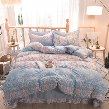 Washed cotton summer cool quilt air-conditioning quilt printed single and double summer quilt student dormitory quilt core event gift wholesale