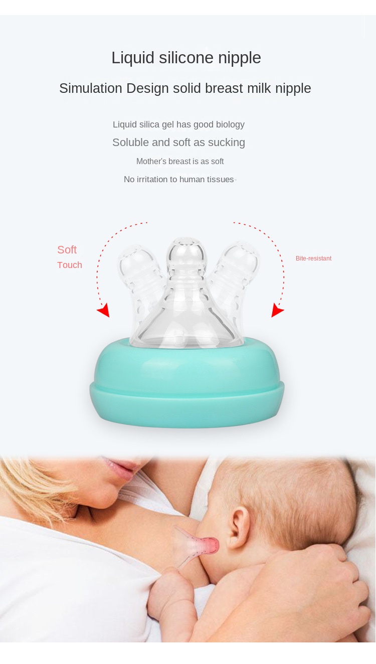 New Creative Baby Wide Mouth PP Feeding Bottle 180ml With Handled Nipple Bottle