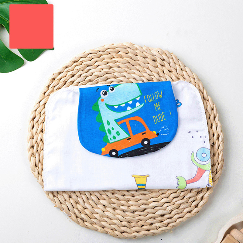 Children’s sweat towel four-layer children’s products gauze sweat-absorbing towel gauze pad back scarf baby sweat towel