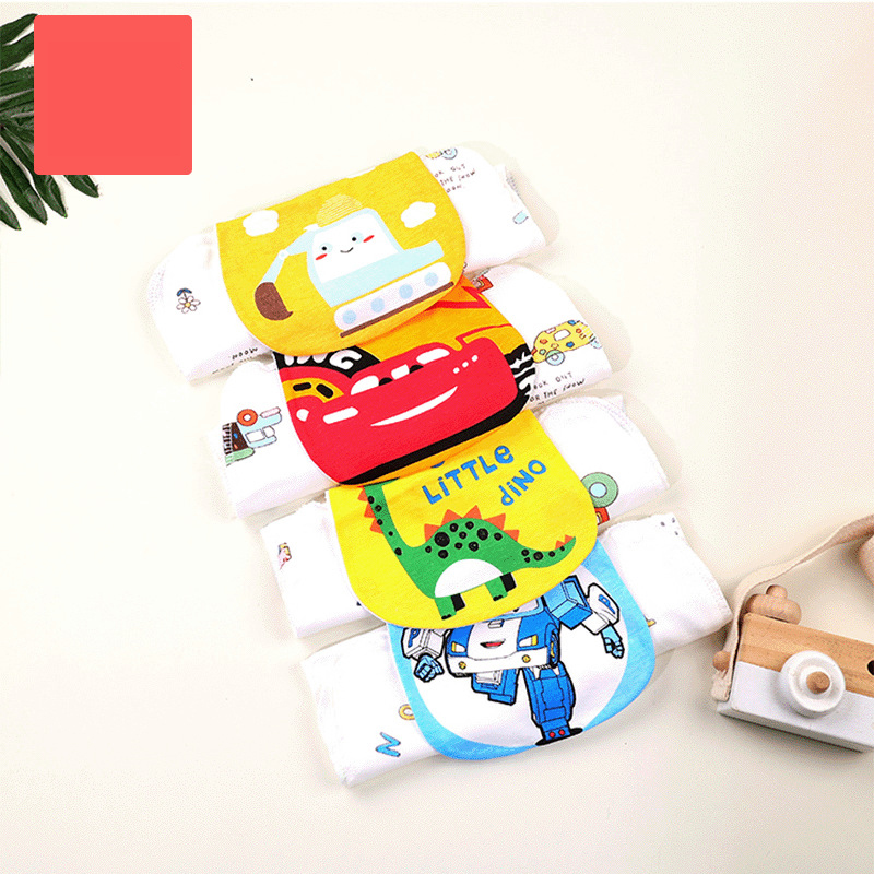 Children’s sweat towel four-layer children’s products gauze sweat-absorbing towel gauze pad back scarf baby sweat towel