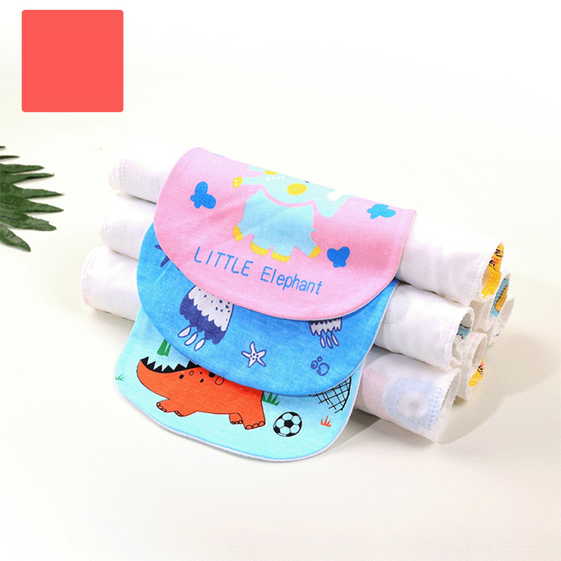 Children’s sweat towel four-layer children’s products gauze sweat-absorbing towel gauze pad back scarf baby sweat towel