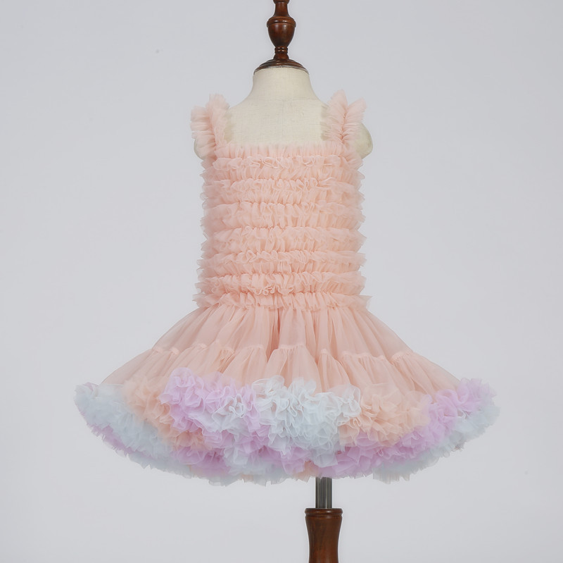 European and American children’s wear sling princess dress birthday gift dress girls princess dress fluffy children’s dress