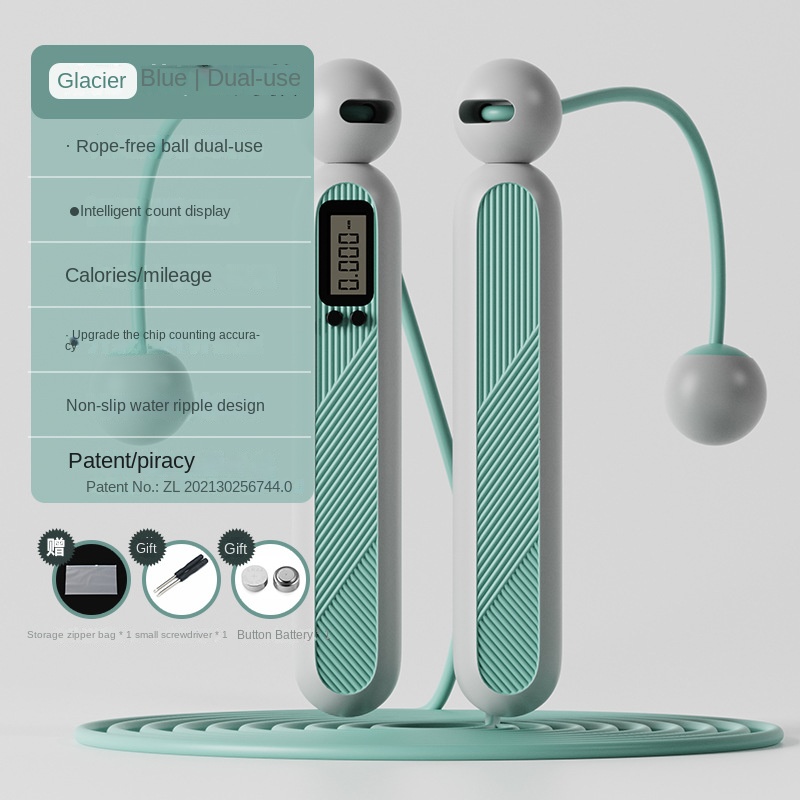 Counting rope skipping rope sports high school entrance examination counting skipping rope adult dual-use electronic counting skipping rope manufacturers wholesale