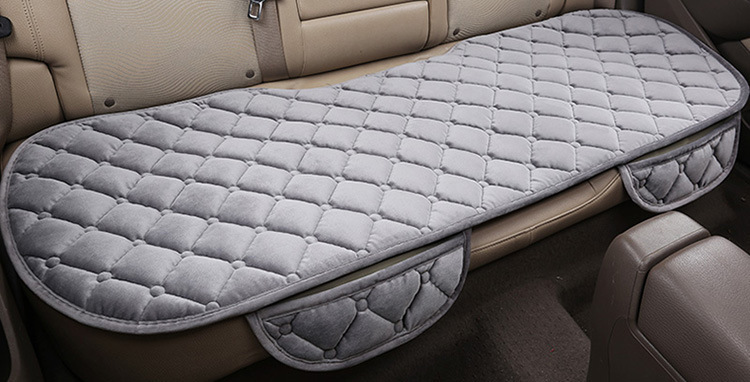 Car supplies new anti-running free tie warm car cushion three-piece set car supplies car cushion three-piece set seat cushion