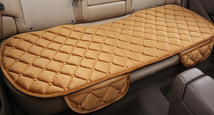 Car supplies new anti-running free tie warm car cushion three-piece set car supplies car cushion three-piece set seat cushion