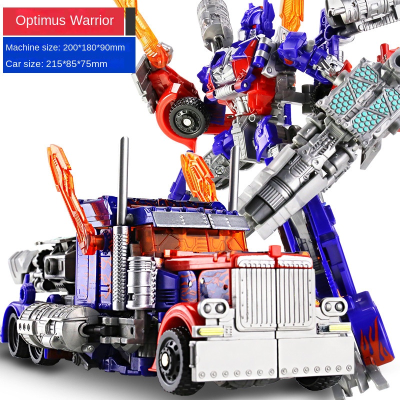 Deformation toy model car King Kong robot bumblebee dinosaur steel cable hand-made alloy genuine children’s boys