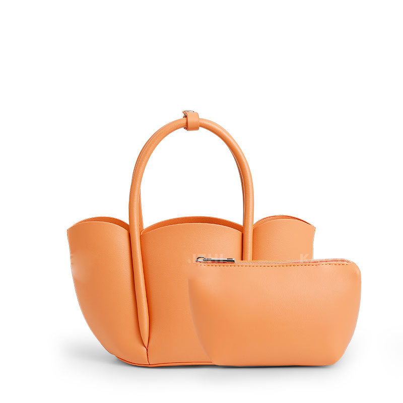 New niche design flower petal hand carry mother and child Messenger handbag cross-border fashion simple all-match handbag