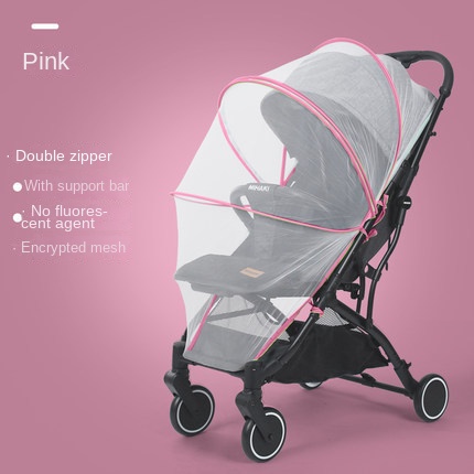 Baby Stroller Rocking Chair Mosquito Net Foldable Baby Rocker Encrypted Mosquito Net