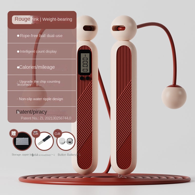 Counting rope skipping rope sports high school entrance examination counting skipping rope adult dual-use electronic counting skipping rope manufacturers wholesale