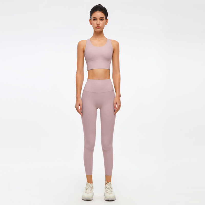 Yoga suit women gathered shape fitness sports underwear breathable bottoming yoga pants women’s high waist hip-lifting outer wear