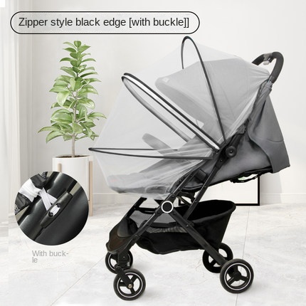Baby Stroller Rocking Chair Mosquito Net Foldable Baby Rocker Encrypted Mosquito Net