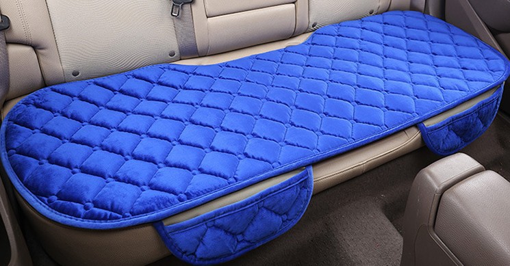 Car supplies new anti-running free tie warm car cushion three-piece set car supplies car cushion three-piece set seat cushion