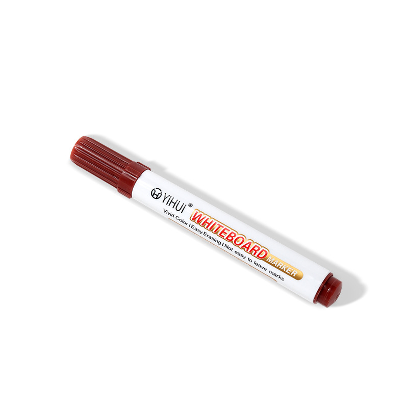 Large-capacity 12-color water-based pen erasable whiteboard pen office writing board thick head message marker pen wholesale