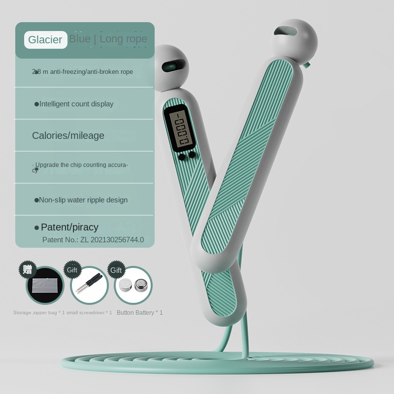 Counting rope skipping rope sports high school entrance examination counting skipping rope adult dual-use electronic counting skipping rope manufacturers wholesale