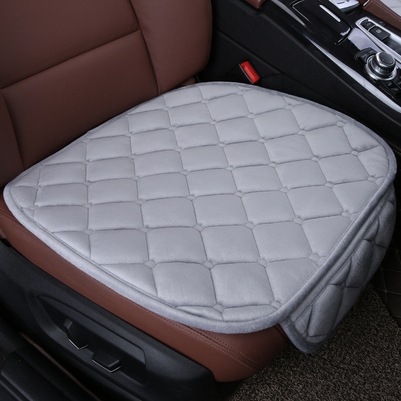 Car supplies new anti-running free tie warm car cushion three-piece set car supplies car cushion three-piece set seat cushion